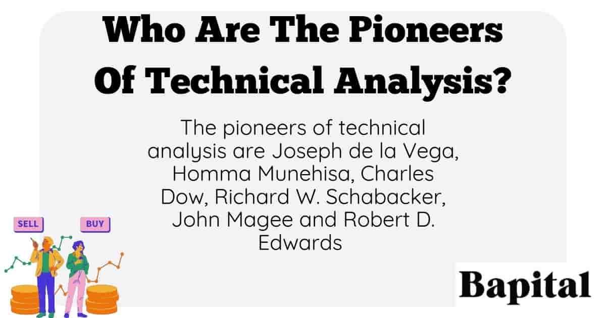 Technical analysis pioneers